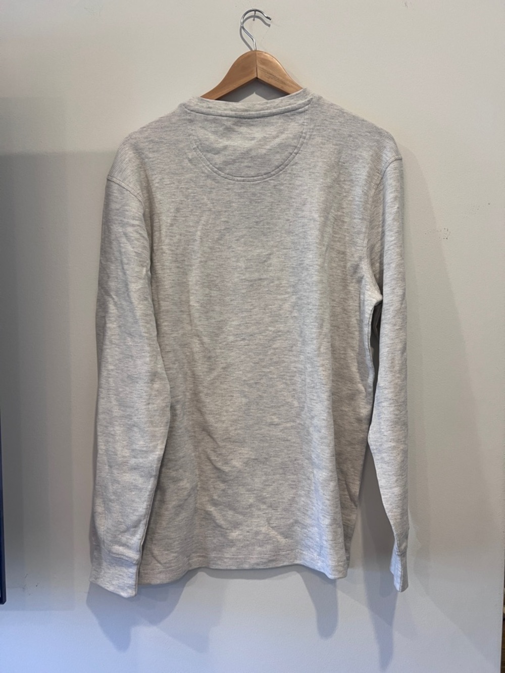 U.S. Polo Assn. Light Gray Henley Long-Sleeve Shirt - Picture 4 of 5
